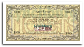 LynchburgTickets.com Gift Certificate