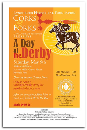 x180505 CORKS & FORKS: A DAY AT THE DERBY Lynchburg Historical Foundation