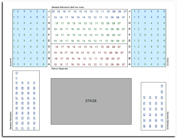 derby dinner playhouse seating chart