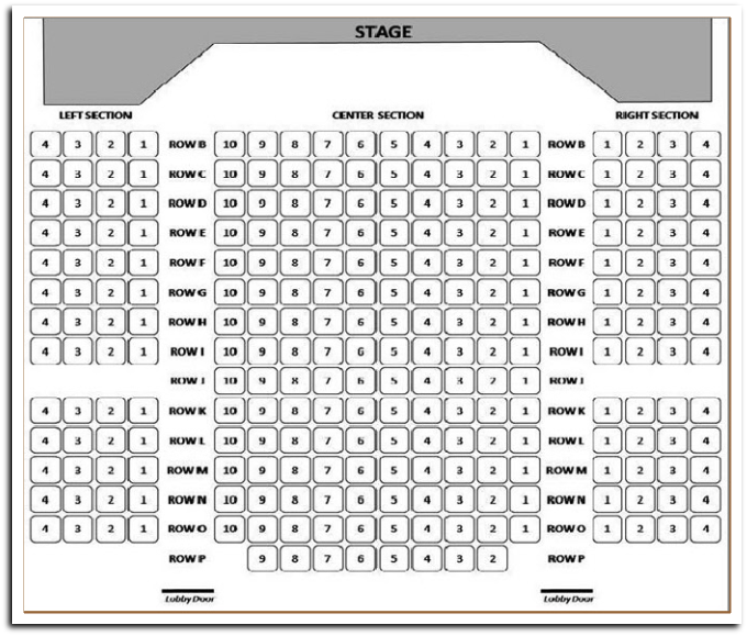 Little Town Players - Seating Plan